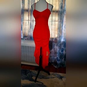 Elegant Red Evening Dress